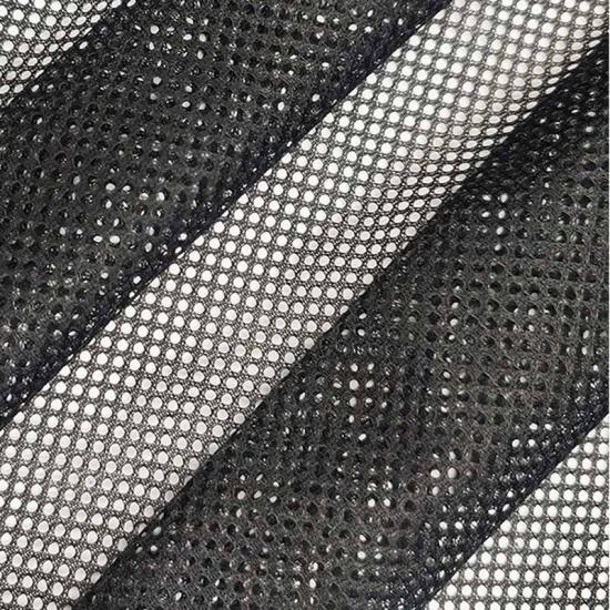  7mm Polyester Hex Mesh - Black