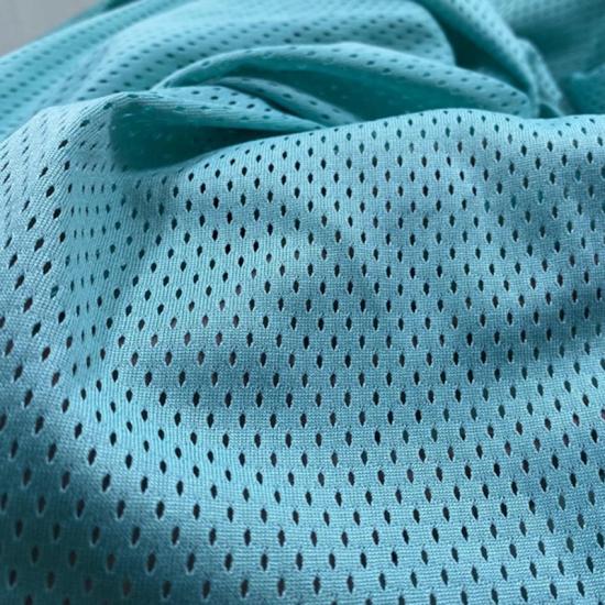 100% Polyester Square Mesh Quick Dry Fabric for Sports T-Shirt